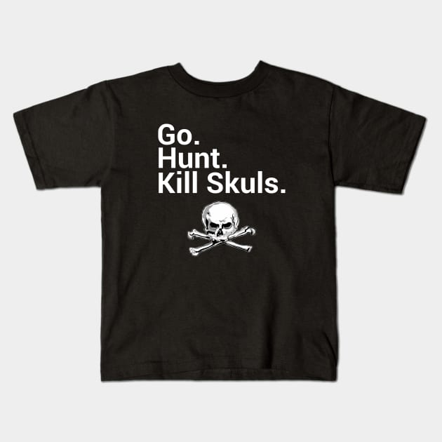 Kill Skuls Kids T-Shirt by aparttimeturtle